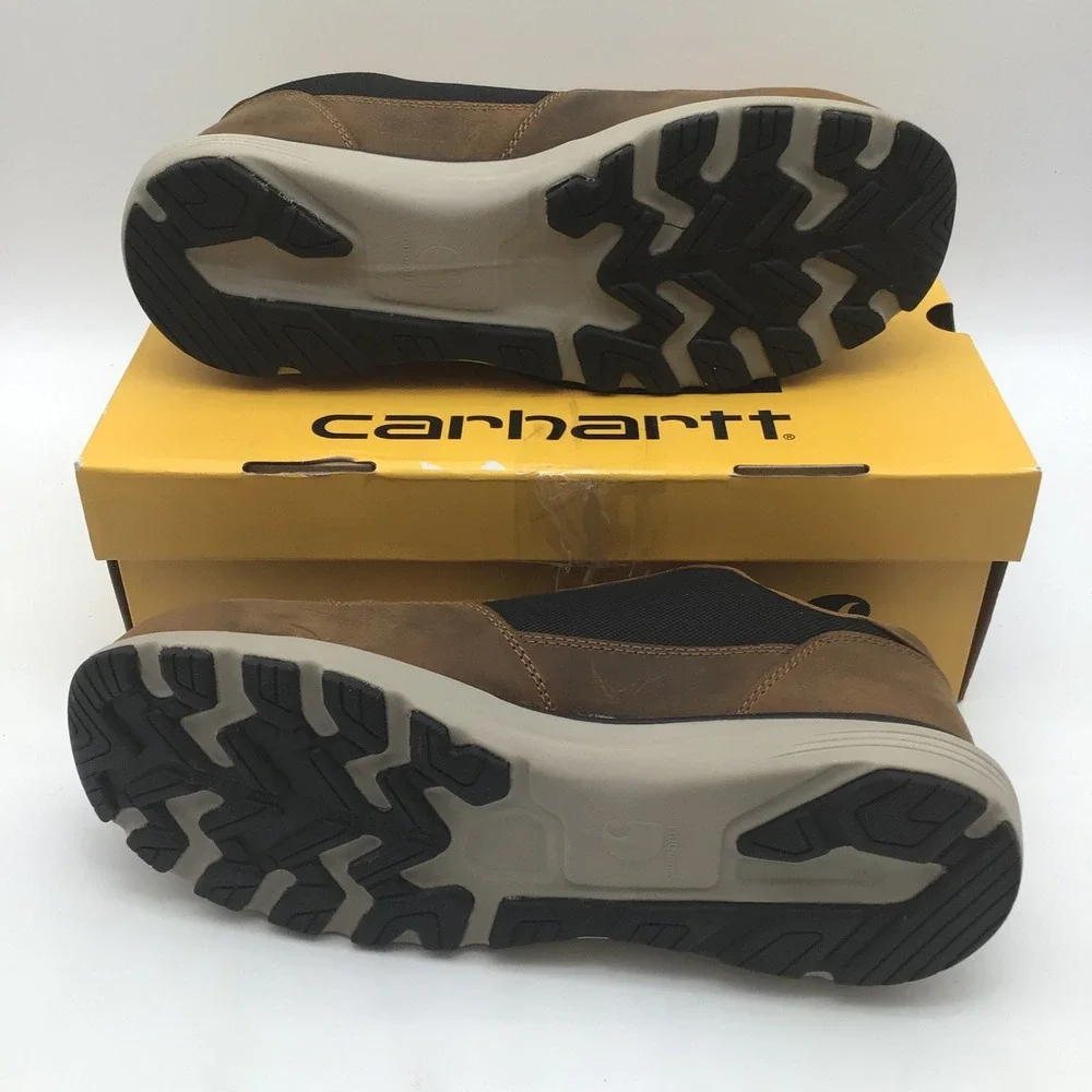 Carhartt Greenfield SD Nano Toe Work Sneaker Mens Size 11.5 Brown Black NEW